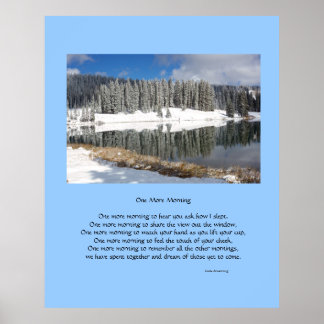 En till morgonroantika poesi Poster
