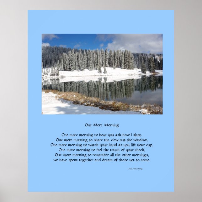 En till morgonroantika poesi Poster (Framsidan)