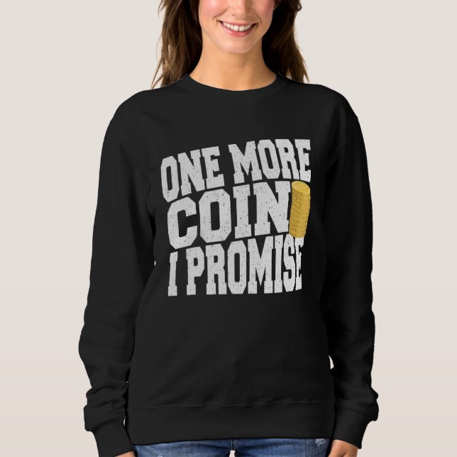 En till myntsamling som samlar in gamla myntsamlin t shirt (Framsida)