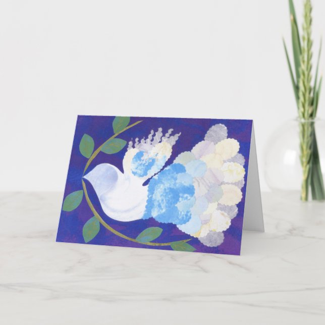 En Time för tomt kort för fred (Framsida)