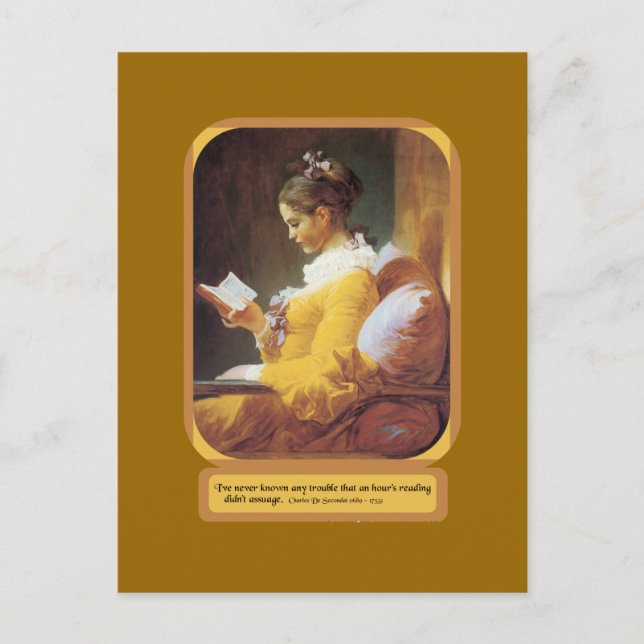 En timläsning vykort (Framsida)