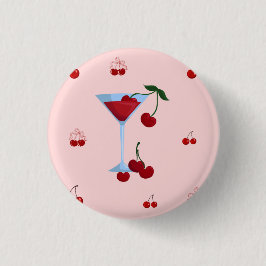 En Tini Bit Äldre Cherrytini Födelsedag Knapp