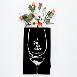 En Tini Bit äldre modern Martini Födelsedag Svart 