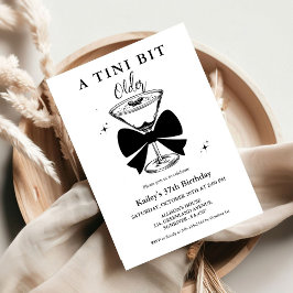 En tini Bit Older Martini-Födelsedagsfest Inbjudningar