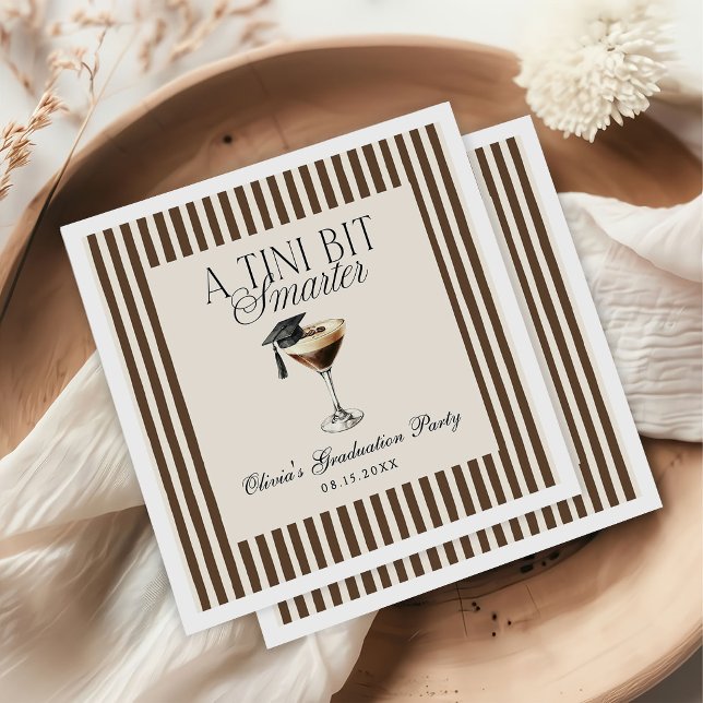 En Tini Bit Smartare Espresso Martini Examen Pappersservett (Skapare uppladdad)