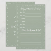 En Tini Kommer Baby Shower Gissningslek