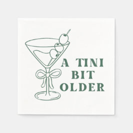 En tinitbit äldre pappersservett