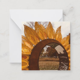 En titel på Z ’Solros Kansas’ mini-anteckningar Anteckningskort