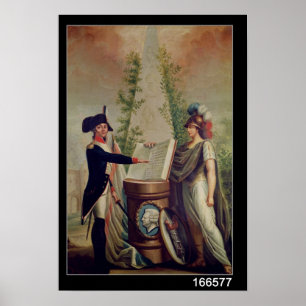 En tjänsteman vid nationalgardet som sveper en ed poster