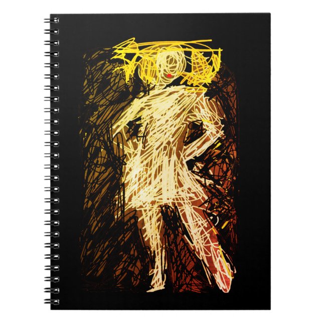 En tjej jag träffade anteckningsbok (Framsidan)