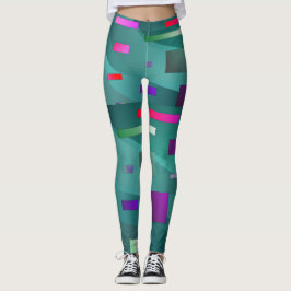 En tjej, kvinnor leggings