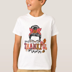 En tjusig Mamma, en ljuv Messy Bun-höst än T Shirt