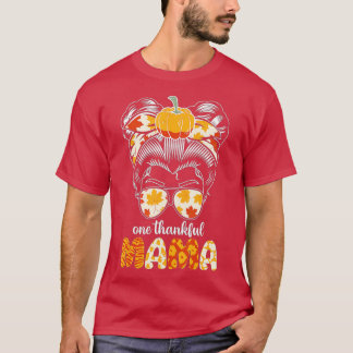 En tjusig Mamma, en ljuv Messy Bun-höst än T Shirt