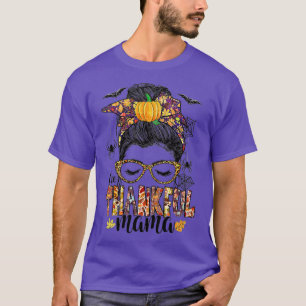 En tjusig Mamma, en ljuv Messy Bun-höst än T Shirt