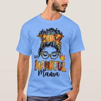En tjusig Mamma, en ljuv Messy Bun-höst än T Shirt