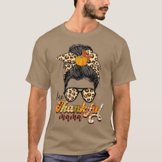 En tjusig Mamma, en ljuv Messy Bun-höst än T Shirt