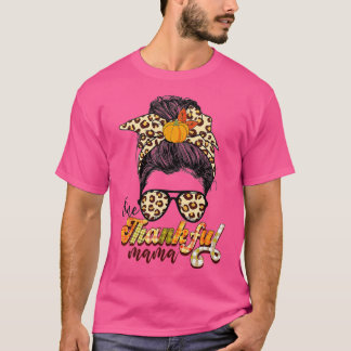 En tjusig Mamma, en ljuv Messy Bun-höst än T Shirt