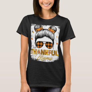En tjusig Mamma, lustig Messy Bun-höst T Shirt