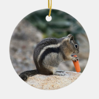 "En tjuv och hans lott!" Julgransprydnad Keramik