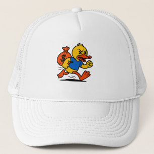 En tjuvand i popkonststil Trucker Hatt Keps