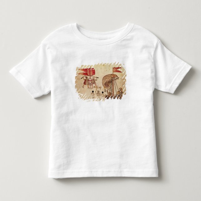 En Tlaxcalan warriorl Tee (Framsida)