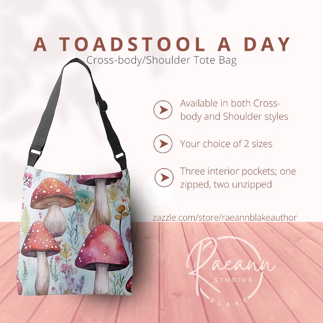 En Toadstool om Dagen-Totebag Axelväska (Skapare uppladdad)