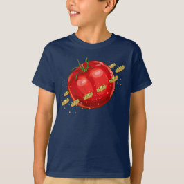 En tomatplanet med pizzor runt honom t shirt