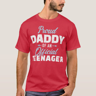 En tonåringars stolta pappa 13-årsdag t shirt