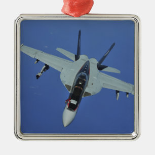 En toppen bålgeting för US-marin F/A-18F i flyg Julgransprydnad Metall