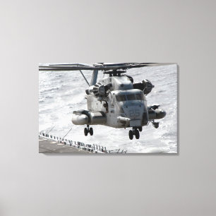 En toppen hingsthelikopter för CH-53E Canvastryck