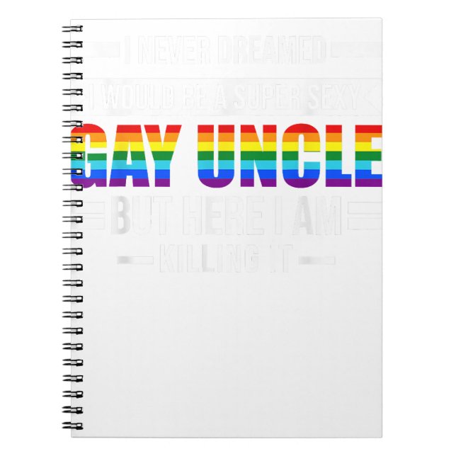 En toppen sexy Gay farbror Guncle Anteckningsbok (Framsidan)