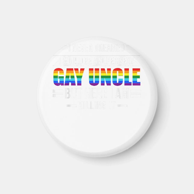 En toppen sexy Gay farbror Guncle Magnet (Framsidan)