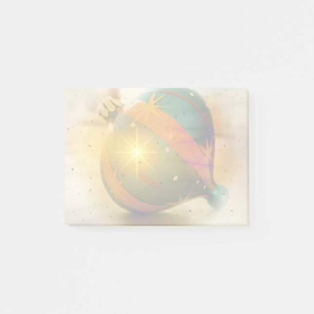 En torskformad julprydnad post-it block (Framsida)