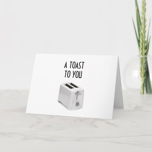 EN TOST TILL DIG "40:E" BIRTHDAY KORT (Framsida)