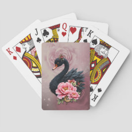 En touch av ros och svans glans. casinokort