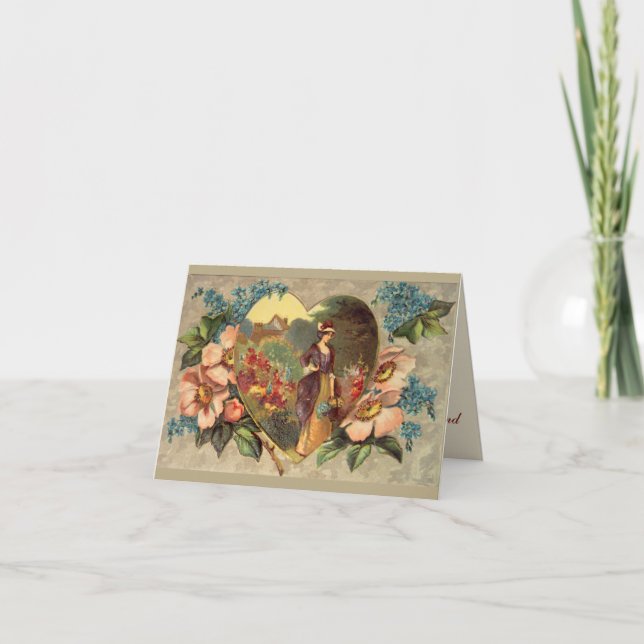 En trädgård av blommatackkortet tack kort (Framsida)