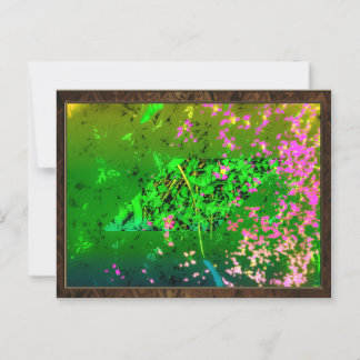 En trädgård från himmelen vykort