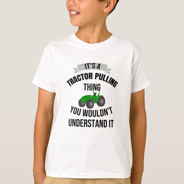 En traktorns Sak| Traktorns utställningar T Shirt (Framsida)