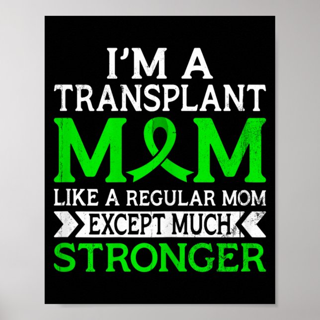 En transplanterad mamma som en vanlig mamma levert poster (Framsidan)
