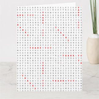 En trevlig gåva från Ord säger Tack Kort