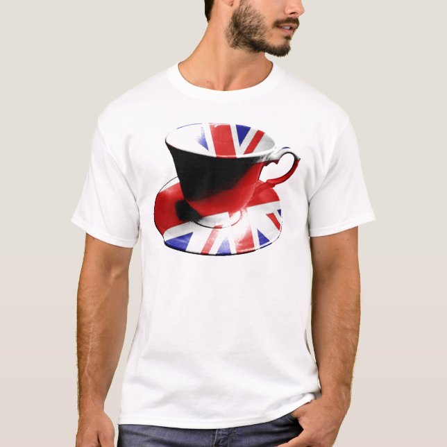 En trevlig kopp av engelsk Tea Tee Shirt (Framsida)