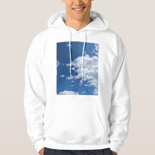 En triangel med moln hoodie (Framsida)