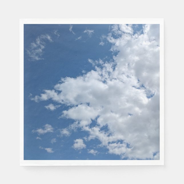 En triangel med moln pappersservett (Framsidan)