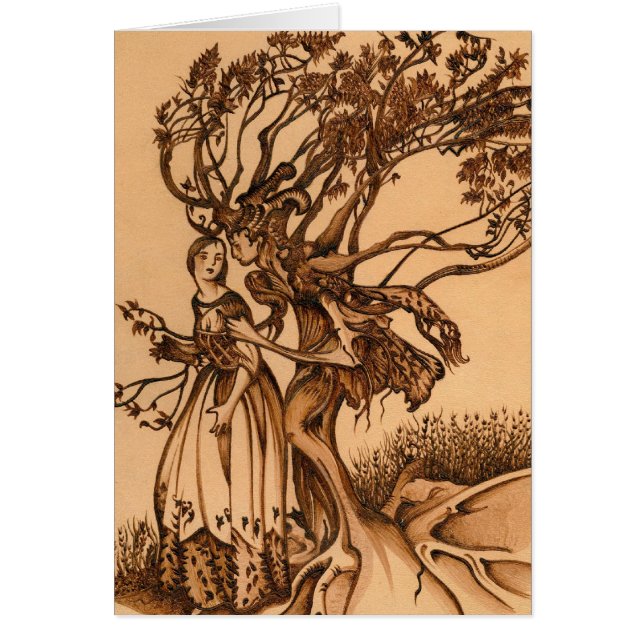 En Tribute till Rackham Hälsningskort (Framsidan)