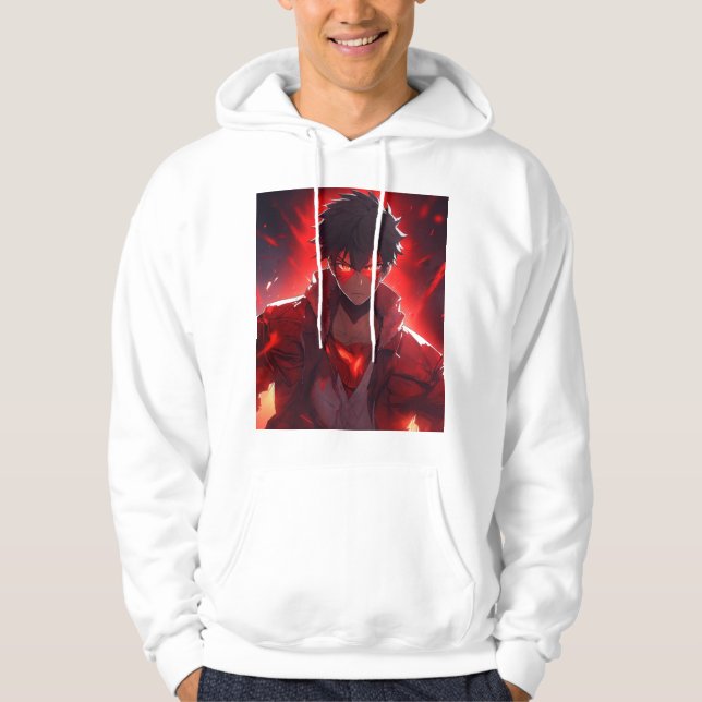 En tröja med animerad bild. hoodie (Framsida)