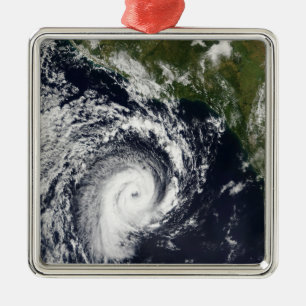 En tropisk cyclone julgransprydnad metall