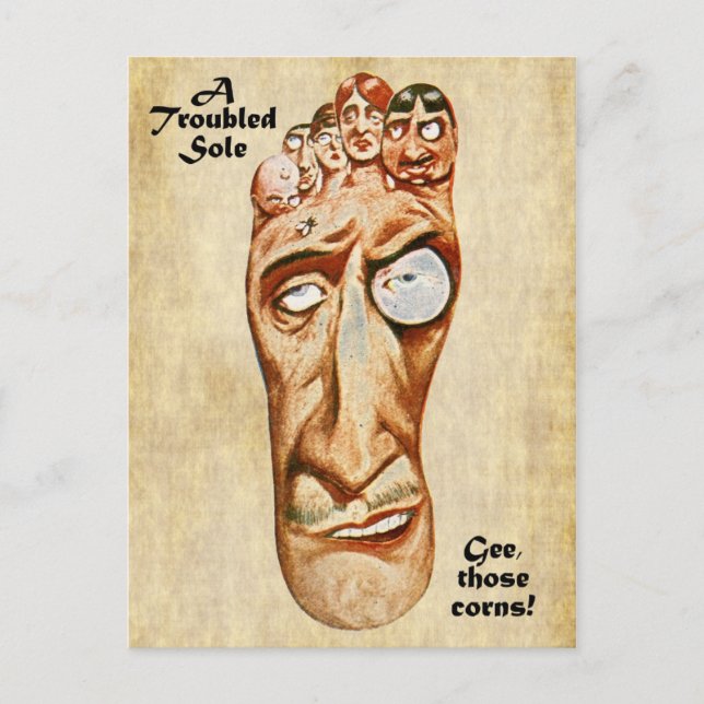 En Troubled Sole Vykort (Framsida)