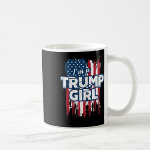En Trump Girl Trump Pro President Donald Trump Sup Kaffemugg
