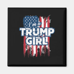 En Trump Girl Trump Pro President Donald Trump Sup Magnet