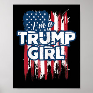 En Trump Girl Trump Pro President Donald Trump Sup Poster